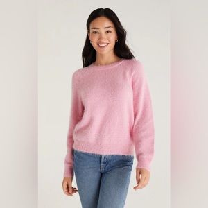 Z Supply Alora Pink Eyelash Sweater